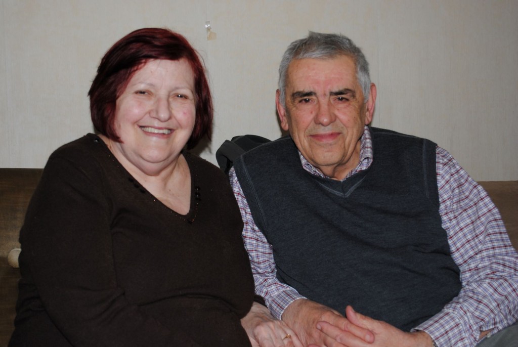 Sestričina Aćifa efendije, Bega (Čarovac) sa mužem-rahmetli Redžepom Kocom (1934-2021) u Beogradu 13. april 2013 (foto H. Crnovršanin)