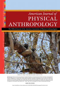 Journal of Phisical Antropology